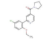 2-(5-chloro-2-ethoxyphenyl)-4-(pyrrolidin-1-ylcarbonyl)pyridine