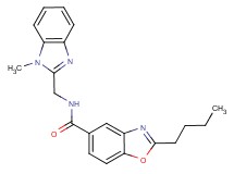 2-butyl-N-[(1-methyl-1H-benzimidazol-2-yl)methyl]-1,3-benzoxazole-5-carboxamide