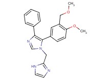 1-(1H-imidazol-2-ylmethyl)-5-[4-methoxy-3-(methoxymethyl)phenyl]-4-phenyl-1H-imidazole