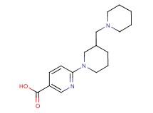 6-[3-(1-piperidinylmethyl)-1-piperidinyl]nicotinic acid