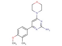 4-(4-methoxy-3-methylphenyl)-6-morpholin-4-ylpyrimidin-2-amine