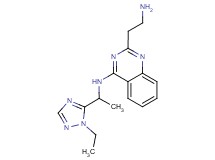 2-(2-aminoethyl)-N-[1-(1-ethyl-1H-1,2,4-triazol-5-yl)ethyl]-4-quinazolinamine dihydrochloride