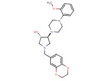 (3S*,4S*)-1-(2,3-dihydro-1,4-benzodioxin-6-ylmethyl)-4-[4-(2-methoxyphenyl)-1-piperazinyl]-3-pyrrolidinol