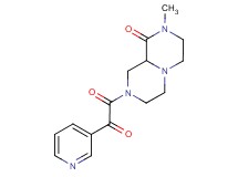 2-methyl-8-[oxo(pyridin-3-yl)acetyl]hexahydro-2H-pyrazino[1,2-a]pyrazin-1(6H)-one
