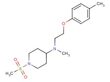 N-methyl-N-[2-(4-methylphenoxy)ethyl]-1-(methylsulfonyl)piperidin-4-amine