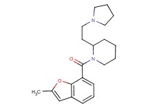 1-[(2-methyl-1-benzofuran-7-yl)carbonyl]-2-[2-(1-pyrrolidinyl)ethyl]piperidine