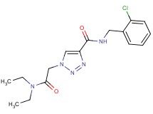N-(2-chlorobenzyl)-1-[2-(diethylamino)-2-oxoethyl]-1H-1,2,3-triazole-4-carboxamide