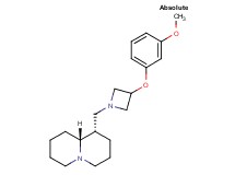(1S,9aR)-1-{[3-(3-methoxyphenoxy)-1-azetidinyl]methyl}octahydro-2H-quinolizine