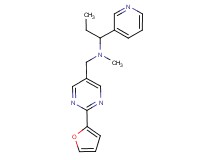N-{[2-(2-furyl)pyrimidin-5-yl]methyl}-N-methyl-1-pyridin-3-ylpropan-1-amine