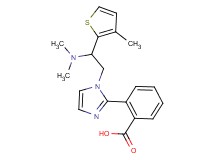 2-{1-[2-(dimethylamino)-2-(3-methyl-2-thienyl)ethyl]-1H-imidazol-2-yl}benzoic acid