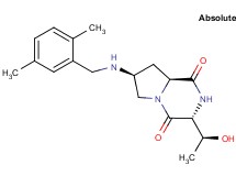 (3R,7S,8aS)-7-[(2,5-dimethylbenzyl)amino]-3-[(1S)-1-hydroxyethyl]hexahydropyrrolo[1,2-a]pyrazine-1,4-dione