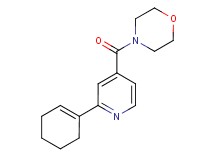 4-(2-cyclohex-1-en-1-ylisonicotinoyl)morpholine