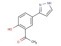 1-[2-hydroxy-5-(1H-pyrazol-3-yl)phenyl]ethanone