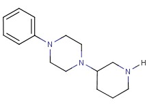 1-phenyl-4-(3-piperidinyl)piperazine