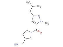 ({1-[(3-isobutyl-1-methyl-1H-pyrazol-5-yl)carbonyl]-3-pyrrolidinyl}methyl)amine hydrochloride
