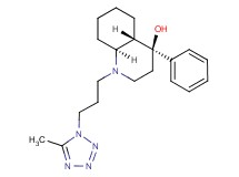 (4S*,4aS*,8aS*)-1-[3-(5-methyl-1H-tetrazol-1-yl)propyl]-4-phenyldecahydro-4-quinolinol