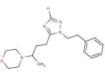 4-{1-methyl-3-[1-(2-phenylethyl)-1H-1,2,4-triazol-5-yl]propyl}morpholine