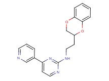 N-[2-(2,3-dihydro-1,4-benzodioxin-2-yl)ethyl]-4-(3-pyridinyl)-2-pyrimidinamine