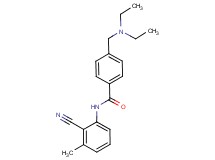 N-(2-cyano-3-methylphenyl)-4-[(diethylamino)methyl]benzamide