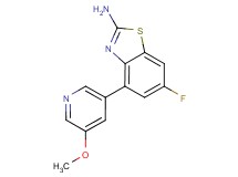 6-fluoro-4-(5-methoxypyridin-3-yl)-1,3-benzothiazol-2-amine