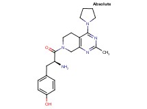 4-[(2S)-2-amino-3-(2-methyl-4-pyrrolidin-1-yl-5,8-dihydropyrido[3,4-d]pyrimidin-7(6H)-yl)-3-oxopropyl]phenol
