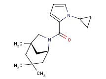 (1S*,5R*)-6-[(1-cyclopropyl-1H-pyrrol-2-yl)carbonyl]-1,3,3-trimethyl-6-azabicyclo[3.2.1]octane