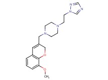 1-[(8-methoxy-2H-chromen-3-yl)methyl]-4-[2-(1H-1,2,4-triazol-1-yl)ethyl]piperazine