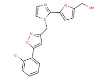 [5-(1-{[5-(2-chlorophenyl)isoxazol-3-yl]methyl}-1H-imidazol-2-yl)-2-furyl]methanol