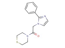 4-[(2-phenyl-1H-imidazol-1-yl)acetyl]thiomorpholine