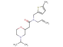 N-allyl-2-(4-isopropylmorpholin-2-yl)-N-[(5-methyl-2-thienyl)methyl]acetamide