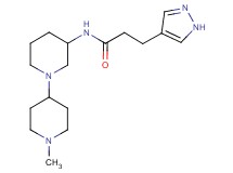 N-(1'-methyl-1,4'-bipiperidin-3-yl)-3-(1H-pyrazol-4-yl)propanamide
