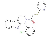 1-(2-chlorophenyl)-2-[(2-pyridinylthio)acetyl]-2,3,4,9-tetrahydro-1H-beta-carboline