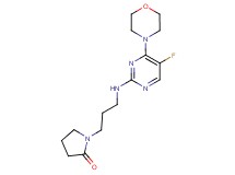 1-{3-[(5-fluoro-4-morpholin-4-ylpyrimidin-2-yl)amino]propyl}pyrrolidin-2-one