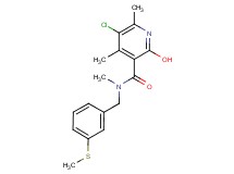 5-chloro-2-hydroxy-N,4,6-trimethyl-N-[3-(methylthio)benzyl]nicotinamide