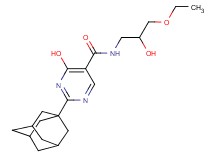 2-(1-adamantyl)-N-(3-ethoxy-2-hydroxypropyl)-4-hydroxypyrimidine-5-carboxamide