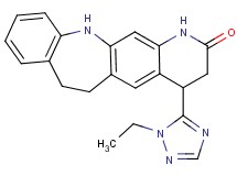 4-(1-ethyl-1H-1,2,4-triazol-5-yl)-1,3,4,6,7,12-hexahydro-2H-quino[7,6-b][1]benzazepin-2-one