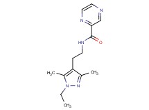 N-[2-(1-ethyl-3,5-dimethyl-1H-pyrazol-4-yl)ethyl]-2-pyrazinecarboxamide