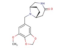 (1S*,6R*)-9-[(7-methoxy-1,3-benzodioxol-5-yl)methyl]-3,9-diazabicyclo[4.2.1]nonan-4-one