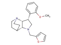 (3R*,3aR*,7aR*)-1-(2-furylmethyl)-3-(2-methoxyphenyl)octahydro-4,7-ethanopyrrolo[3,2-b]pyridine