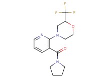 4-[3-(pyrrolidin-1-ylcarbonyl)pyridin-2-yl]-2-(trifluoromethyl)morpholine