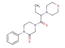 4-[2-(4-morpholinyl)butanoyl]-1-phenyl-2-piperazinone