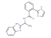 N-[1-(1H-benzimidazol-2-yl)ethyl]-2-(1H-imidazol-2-yl)benzamide