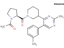 4-[1-(1-acetyl-L-prolyl)-3-piperidinyl]-2-methyl-5-(3-methylphenyl)pyrimidine