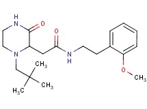 2-[1-(2,2-dimethylpropyl)-3-oxo-2-piperazinyl]-N-[2-(2-methoxyphenyl)ethyl]acetamide