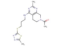 7-acetyl-2-methyl-N-{3-[(5-methyl-1,3,4-thiadiazol-2-yl)thio]propyl}-5,6,7,8-tetrahydropyrido[3,4-d]pyrimidin-4-amine