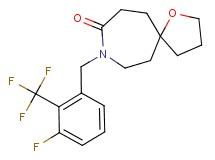 8-[3-fluoro-2-(trifluoromethyl)benzyl]-1-oxa-8-azaspiro[4.6]undecan-9-one