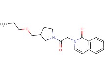 2-{2-oxo-2-[3-(propoxymethyl)pyrrolidin-1-yl]ethyl}isoquinolin-1(2H)-one
