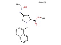 methyl (4S)-4-(acetylamino)-1-(1-naphthylmethyl)-L-prolinate