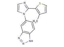5-[2-(3-methyl-2-thienyl)-1H-imidazol-1-yl]-1H-1,2,3-benzotriazole