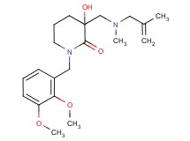 1-(2,3-dimethoxybenzyl)-3-hydroxy-3-{[methyl(2-methylprop-2-en-1-yl)amino]methyl}piperidin-2-one